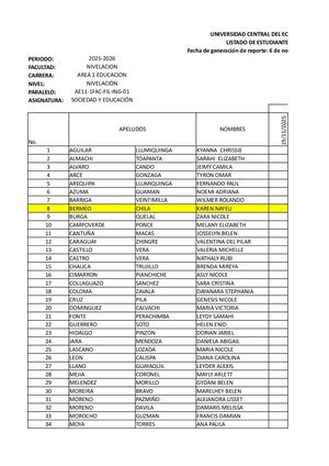 Registro De Estudiantes Notas Ing 01