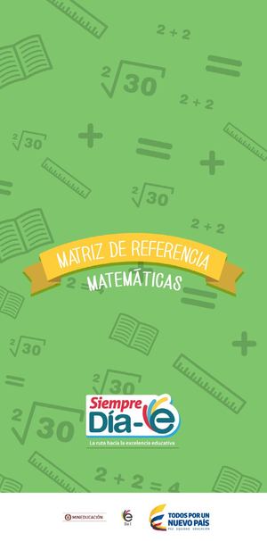 Matriz de referencia de matemáticas
