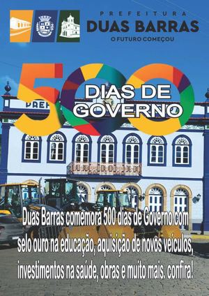 Revista 500 Dias de Governo Prefeitura de Duas Barras