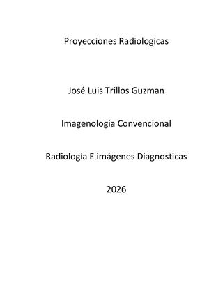 Proyecciones Radiologicas Jose Trillos