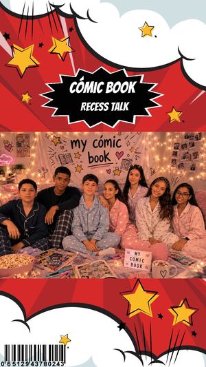 Red White Comic Your Story