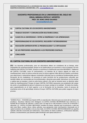347. DOCENTES PROFESIONALES EN LA UNIVERSIDAD DEL SIGLO XXI