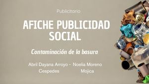 Afiche De Publicidad Social