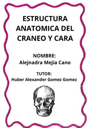 ANATOMIA DE CRANEO Y CARA