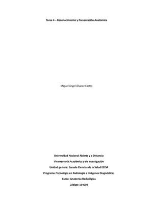 Tarea 4 – Reconocimiento Y Presentación Anatómica (Craneo Y Cara)
