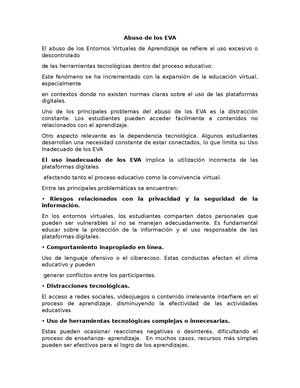 Abuso De Los Eva Abuso