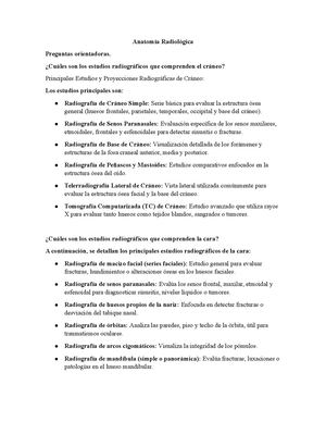 Anatomía Radiológica