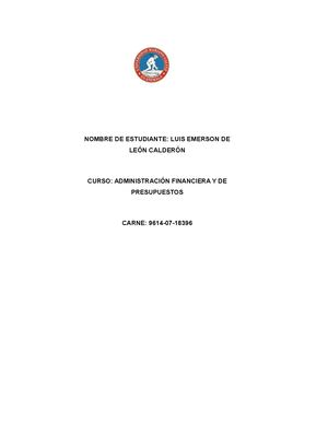 Presupuesto De Ventas