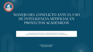 Manejo Del Conflicto Con Ia Educativa