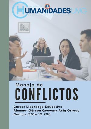 Manejo De Conflictos