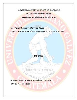 Presupuesto De Ingresos