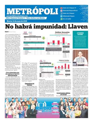 Metropoli Martes 12 De Mayo 2026
