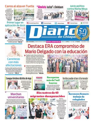 Portada, Martes 12 De Mayo De 2026