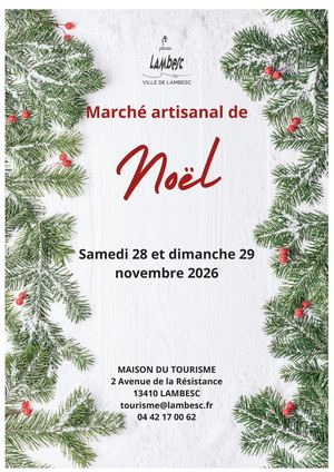 Dossier inscription Marché Noël Lambesc 2026