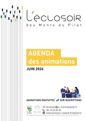 Agenda des animations