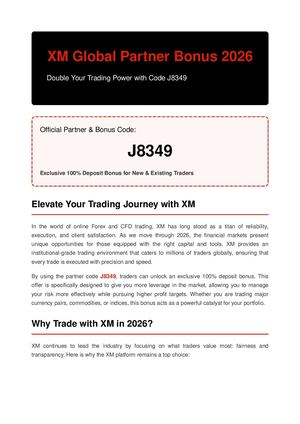 How to Activate 100% Bonus with XM Partner Code (J8349) 2026?