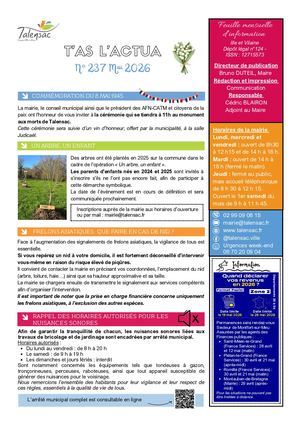 T'as l'actua mai 2026