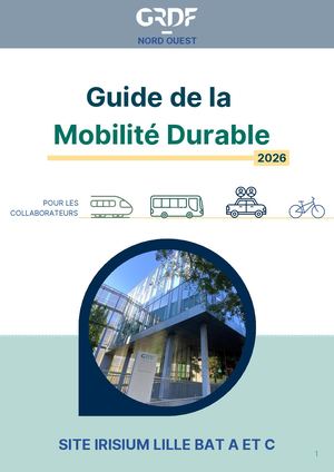 Guide De La Mobilité Durable Lille Irisium
