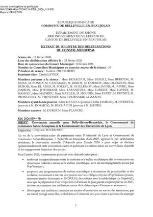 DEL 2026 019 ACTE TPN Convention Annuelle Be B CCSB Ud L - Pop'Sciences