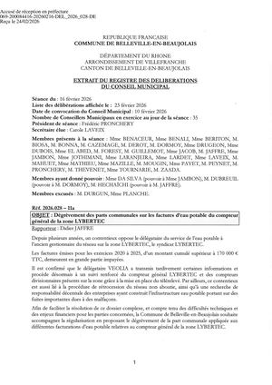 DEL 2026 028 ACTE TPN Dégrèvement Parts Communales Facture LYBERTEC