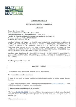 Procès Verbal Cm Du 21 03 26