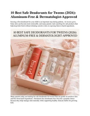 10 Best Safe Deodorants For Tweens (2026) Aluminum Free & Dermatologist Approved