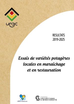Résultats Des Essais Maraichage 2026 Urgc