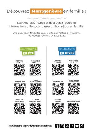 QR Codes Famille Plus