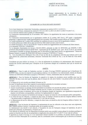 Am N°2026 145 Nca 26 Sja 00032 Chemin De Beaume Gairard Enedis