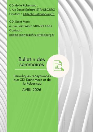 Bulletin Des Sommaires Avril 2026