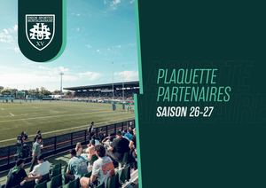 Plaquette Partenaires Saison 2026/2027
