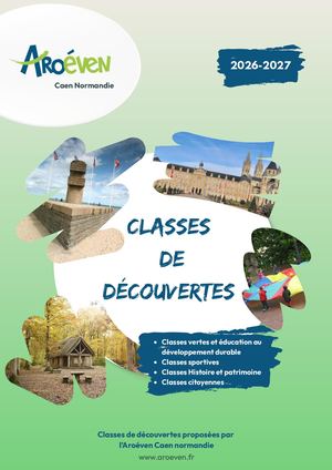 Classes de découvertes - Aroéven Caen Normandie 2026/2027