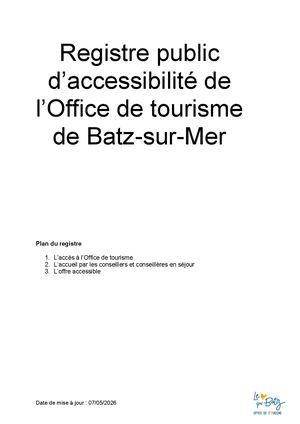 Registre d'accessiblité