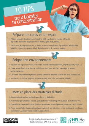 10 Tips pour booster ta concentration