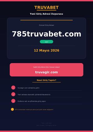 785truvabet.com Aktif Giriş Adresi - Truvabet (12.05.2026)