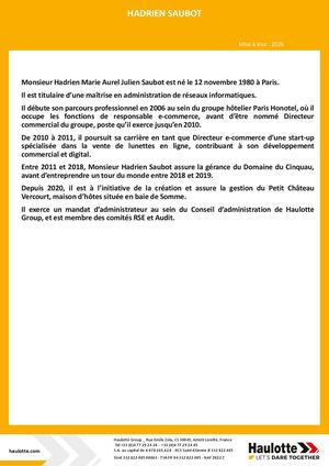 Bio Hadrien Saubot