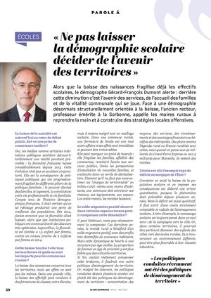 N435 Parole à Gerard François Dumont
