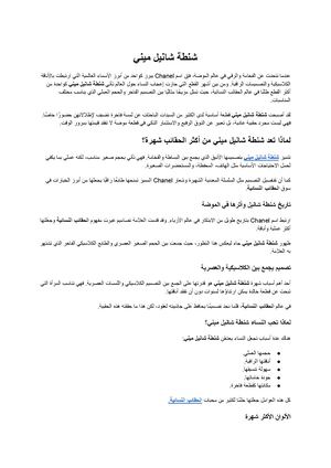 شنطة شانيل ميني