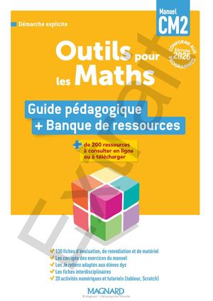 Outils pour les Maths CM2 (2026) - Guide pédagogique du Manuel + Banque de ressources - Extrait