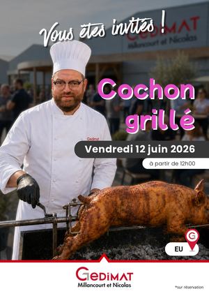 Cochon grillé à EU