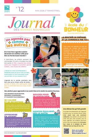 Journal Des Bonnes Nouvelles #12 I Mai 2026