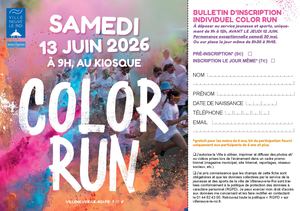 Programme Color Run 2026