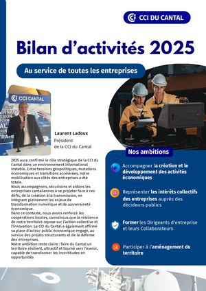 CCI du Canal -  Bilan Activités 2025