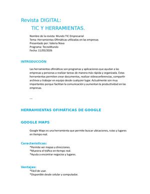Herramientas Ofimaticas