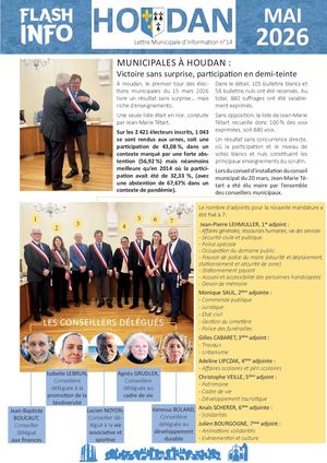 HOudan Flash Info N°14 Mars 2026