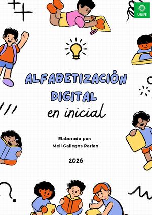 Alfabetización digital en la educación digital