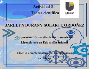Actividad 3 Teoría Científica