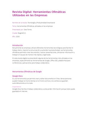 Revista Digital Herramientas Ofmitaticas
