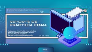 Reporte De Practica Final Db