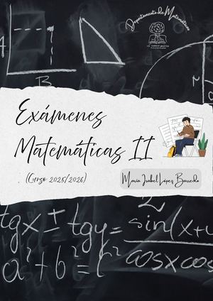 Exámenes Mat II - Curso 25/26 (Entrega X)